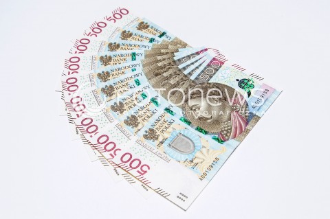  20.09.2017 RZESZOW<br />NOWE BANKNOTY 500 ZLOTOWE<br />N/Z BANKNOTY PIENIADZE 500ZL<br /> 
