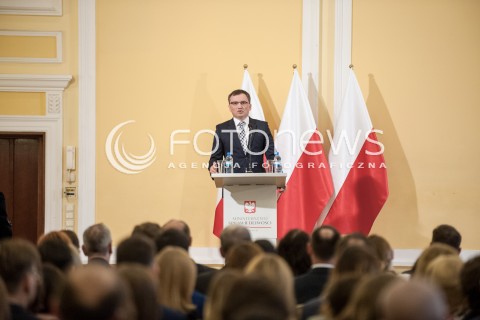  21.09.2017 WARSZAWA<br />UROCZYSTE MIANOWANIE ASESOROW SADOWYCH<br />N/Z ZBIGNIEW ZIOBRO<br /> 