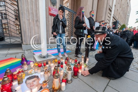  23.09.2017 WARSZAWA<br />ZNICZ DLA KACPRA PRZECIWKO DYSKRYMINACJI MNIEJSZOSCI<br />N/Z UCZESTNICY WYDARZENIA<br /> 