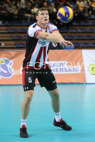  23.09.2017 RZESZOW <br />SIATKOWKA MEZCZYZN SEZON 2017/2018<br />MECZ POKAZOWY PRZED SEZONEM <br />MECZ ASSECO RESOVIA RZESZOW - TOURS VOLLEY-BALL <br />N/Z LUKAS TICHACEK SYLWETKA <br /> 