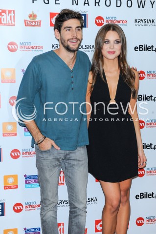  23.09.2017 WARSZAWA <br />ROZTANCZONY PGE NARODOWY<br />N/Z ALVARO SOLER MONIKA LEWCZUK<br /> 