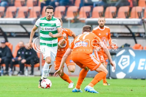  23.09.2017 NIECIECZA <br />PILKA NOZNA - EKSTRAKLASA SEZON 2017/2018<br />MECZ BRUK-BET TERMALICA NIECIECZA - LECHIA GDANSK<br />N/Z RAFAL WOLSKI<br /> 