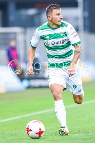  23.09.2017 NIECIECZA <br />PILKA NOZNA - EKSTRAKLASA SEZON 2017/2018<br />MECZ BRUK-BET TERMALICA NIECIECZA - LECHIA GDANSK<br />N/Z MATO MILOS<br /> 