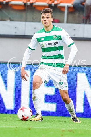  23.09.2017 NIECIECZA <br />PILKA NOZNA - EKSTRAKLASA SEZON 2017/2018<br />MECZ BRUK-BET TERMALICA NIECIECZA - LECHIA GDANSK<br />N/Z PATRYK LIPSKI<br /> 