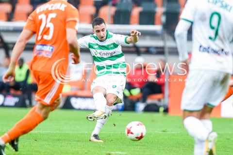  23.09.2017 NIECIECZA <br />PILKA NOZNA - EKSTRAKLASA SEZON 2017/2018<br />MECZ BRUK-BET TERMALICA NIECIECZA - LECHIA GDANSK<br />N/Z JOAO OLIVEIRA<br /> 