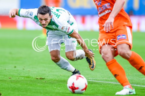  23.09.2017 NIECIECZA <br />PILKA NOZNA - EKSTRAKLASA SEZON 2017/2018<br />MECZ BRUK-BET TERMALICA NIECIECZA - LECHIA GDANSK<br />N/Z RAFAL WOLSKI<br /> 