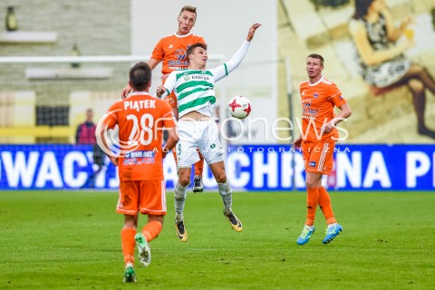  23.09.2017 NIECIECZA <br />PILKA NOZNA - EKSTRAKLASA SEZON 2017/2018<br />MECZ BRUK-BET TERMALICA NIECIECZA - LECHIA GDANSK<br />N/Z PATRYK LIPSKI MATEUSZ KUPCZAK<br /> 