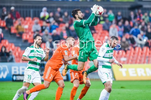  23.09.2017 NIECIECZA <br />PILKA NOZNA - EKSTRAKLASA SEZON 2017/2018<br />MECZ BRUK-BET TERMALICA NIECIECZA - LECHIA GDANSK<br />N/Z DUSAN KUCIAK<br /> 