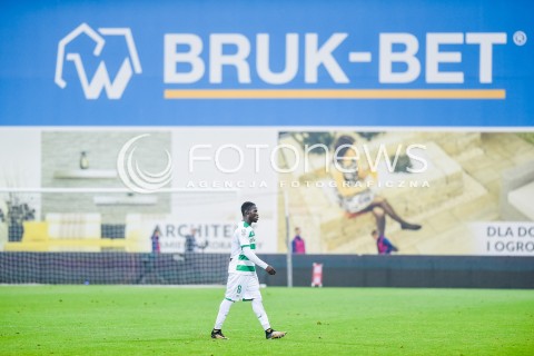  23.09.2017 NIECIECZA <br />PILKA NOZNA - EKSTRAKLASA SEZON 2017/2018<br />MECZ BRUK-BET TERMALICA NIECIECZA - LECHIA GDANSK<br />N/Z ROMARIO BALDE CZERWONA KARTKA<br /> 