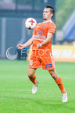  23.09.2017 NIECIECZA <br />PILKA NOZNA - EKSTRAKLASA SEZON 2017/2018<br />MECZ BRUK-BET TERMALICA NIECIECZA - LECHIA GDANSK<br />N/Z LUKASZ PIATEK<br /> 