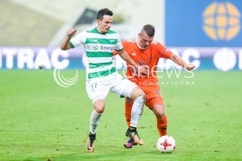  23.09.2017 NIECIECZA <br />PILKA NOZNA - EKSTRAKLASA SEZON 2017/2018<br />MECZ BRUK-BET TERMALICA NIECIECZA - LECHIA GDANSK<br />N/Z RAFAL WOLSKI<br /> 