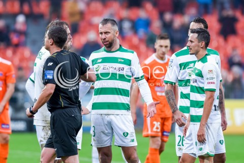  23.09.2017 NIECIECZA <br />PILKA NOZNA - EKSTRAKLASA SEZON 2017/2018<br />MECZ BRUK-BET TERMALICA NIECIECZA - LECHIA GDANSK<br />N/Z JAKUB WAWRZYNIAK<br /> 