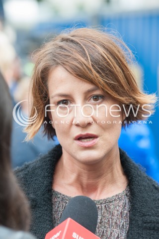  24.09.2017 WARSZAWA<br />DEMONSTRACJA DOSC UPOKARZANIA POLEK<br />N/Z MAJA OSTASZEWSKA<br /> 