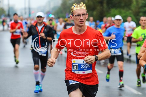  24.09.2017 WARSZAWA <br />39 PZU MARATON WARSZAWSKI<br />N/Z UCZESTNICY BIEGU<br /> 