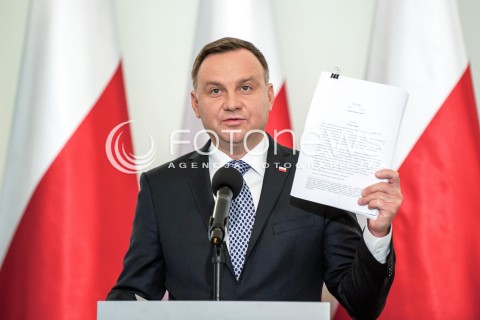 Prezydent RP przedstawił projekty ustaw dot. sądownictwa w Warszawie