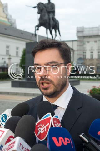  25.09.2017 WARSZAWA<br />KONFERENCJA PO SPOTKANIU OPOZYCJI Z PREZYDENTEM<br />N/Z STANISLAW TYSZKA<br /> 