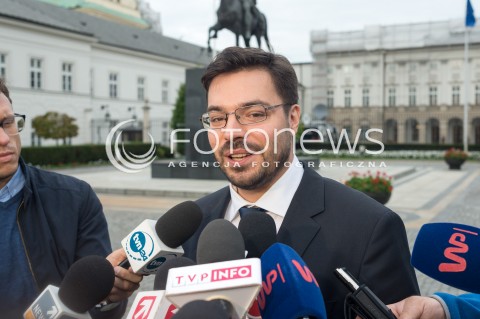  25.09.2017 WARSZAWA<br />KONFERENCJA PO SPOTKANIU OPOZYCJI Z PREZYDENTEM<br />N/Z STANISLAW TYSZKA<br /> 