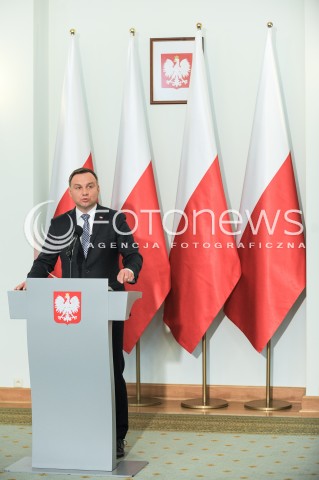  25.09.2017 WARSZAWA <br />OSWIADCZENIE PREZYDENTA W SPRAWIE PROJEKTOW O SADZIE NAJWYZSZYM I KRAJOWEJ RADZIE SADOWNICTWA<br />N/Z PREZYDENT RP ANDRZEJ DUDA<br /> 