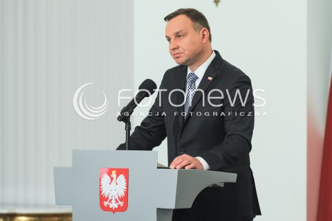  25.09.2017 WARSZAWA <br />OSWIADCZENIE PREZYDENTA W SPRAWIE PROJEKTOW O SADZIE NAJWYZSZYM I KRAJOWEJ RADZIE SADOWNICTWA<br />N/Z PREZYDENT RP ANDRZEJ DUDA<br /> 