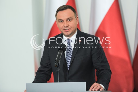  25.09.2017 WARSZAWA <br />OSWIADCZENIE PREZYDENTA W SPRAWIE PROJEKTOW O SADZIE NAJWYZSZYM I KRAJOWEJ RADZIE SADOWNICTWA<br />N/Z PREZYDENT RP ANDRZEJ DUDA<br /> 