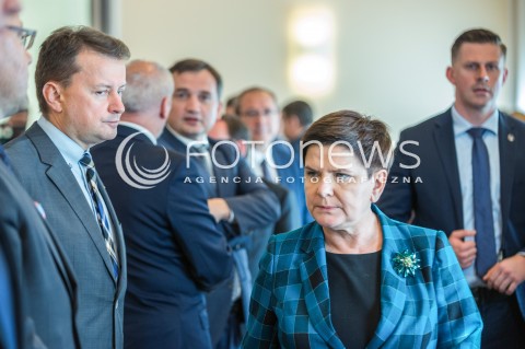  26.09.2017 WARSZAWA <br />POSIEDZENIE RADY MINISTROW <br />N/Z PREMIER BEATA SZYDLO MARIUSZ BLASZCZAK <br /> 