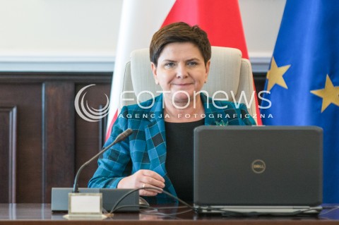 Posiedzenie Rady Ministrów w Warszawie