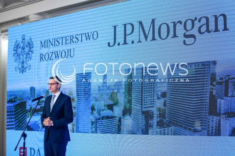 Konferencja ministra rozwoju i J.P. Morgan w Warszawie