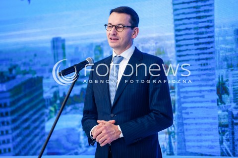  26.09.2017 WARSZAWA<br />KONFERENCJA MINISTRA ROZWOJU I J. P. MORGAN <br />N/Z MINISTER ROZWOJU MATEUSZ MORAWIECKI<br /> 