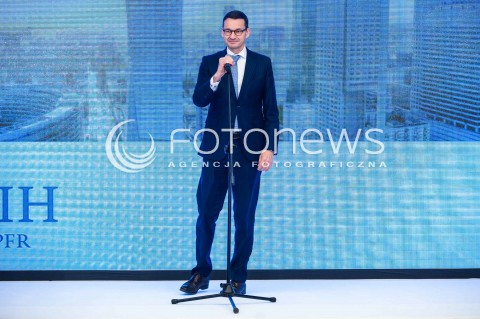  26.09.2017 WARSZAWA<br />KONFERENCJA MINISTRA ROZWOJU I J. P. MORGAN <br />N/Z MINISTER ROZWOJU MATEUSZ MORAWIECKI<br /> 