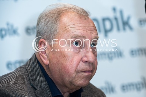  26.09.2017 WARSZAWA EMPIK<br />SPOTKANIE Z JERZYM STUHREM<br />N/Z JERZY STUHR<br /> 