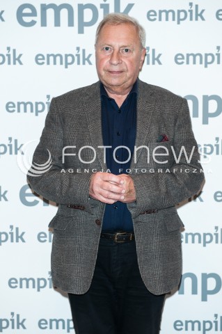  26.09.2017 WARSZAWA EMPIK<br />SPOTKANIE Z JERZYM STUHREM<br />N/Z JERZY STUHR<br /> 