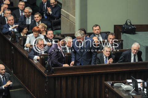  27.09.2016 WARSZAWA<br />POSIEDZENIE SEJMU RP <br />N/Z PREMIER BEATA SZYDLO RADA MINISTROW KRZYSZTOF JURGIEL<br /> 