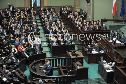  27.09.2016 WARSZAWA<br />POSIEDZENIE SEJMU RP <br />N/Z PREMIER BEATA SZYDLO RADA MINISTROW  JAROWSLAW KACZYNSKI POSLOWIE PIS<br /> 