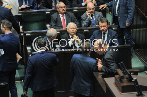  27.09.2016 WARSZAWA<br />POSIEDZENIE SEJMU RP <br />N/Z JAROSLAW KACZYNSKI MARIUSZ BLASZCZAK KRZYSZTOF TCHORZEWSKI<br /> 