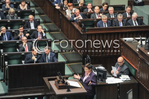  27.09.2016 WARSZAWA<br />POSIEDZENIE SEJMU RP <br />N/Z PRZEMOWIENIE PREMIER BEATA SZYDLO<br /> 