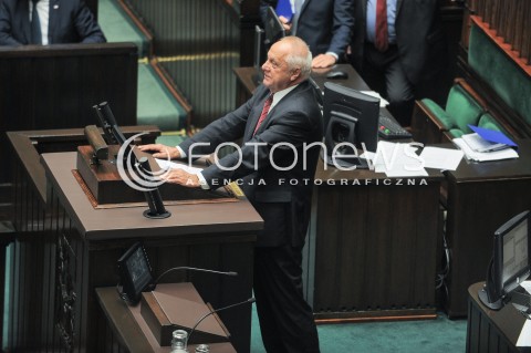  27.09.2016 WARSZAWA<br />POSIEDZENIE SEJMU RP <br />N/Z STEFAN NIESIOLOWSKI<br /> 