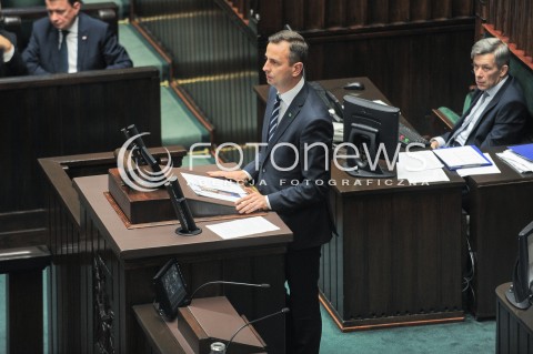  27.09.2016 WARSZAWA<br />POSIEDZENIE SEJMU RP <br />N/Z WLADYSLAW KOSINIAK KAMYSZ<br /> 