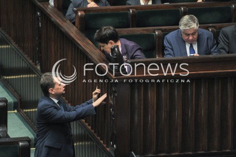  27.09.2016 WARSZAWA<br />POSIEDZENIE SEJMU RP <br />N/Z PREMIER BEATA SZYDLO MARIUSZ BLASZCZAK<br /> 