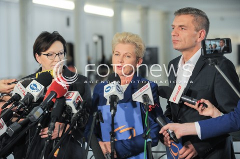  27.09.2016 WARSZAWA<br />POSIEDZENIE SEJMU RP <br />N/Z EWA KOPACZK BARTOSZ ARLUKOWICZ<br /> 