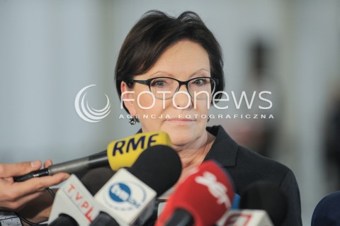  27.09.2016 WARSZAWA<br />POSIEDZENIE SEJMU RP <br />N/Z EWA KOPACZ<br /> 