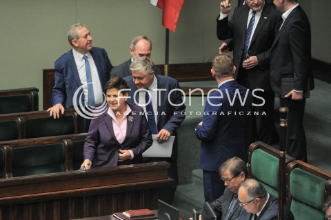  27.09.2016 WARSZAWA<br />POSIEDZENIE SEJMU RP <br />N/Z PREMIER BEATA SZYDLO<br /> 