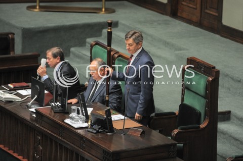  27.09.2016 WARSZAWA<br />POSIEDZENIE SEJMU RP <br />N/Z MARSZALEK SEJMU MAREK KUCHCINSKI <br /> 