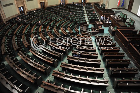  27.09.2016 WARSZAWA<br />POSIEDZENIE SEJMU RP <br />N/Z PUSTA SALA POSIEDZIEN SEJMU<br /> 