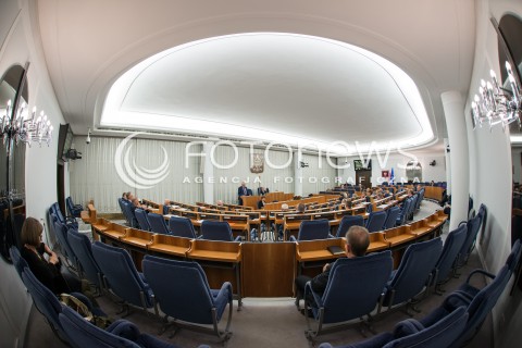  28.09.2017 WARSZAWA <br />POSIEDZENIE SEJMU RP <br />N/Z SALA POSIEDZIEN SENATU SENATOROWIE WIDOK VIEW<br /> 
