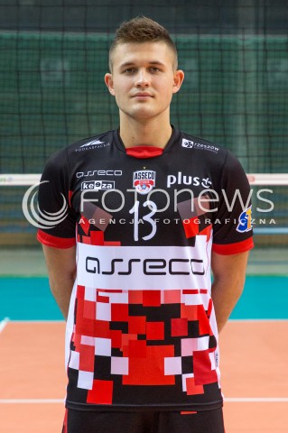  29.09.2017 RZESZOW <br />SESJA ZDJECIOWA SIATKARZY ASSECO RESOVIA<br />SEZON 2017/2018<br />N/Z MATEUSZ MASLOWSKI<br /> 