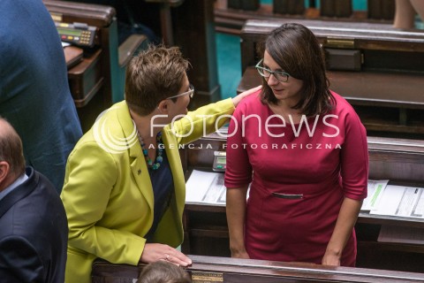  29.09.2017 WARSZAWA SEJM<br />POSIEDZENIE SEJMU<br />N/Z KAMILA GASIUK PIHOWICZ KATARZYNA LUBNAUER<br /> 