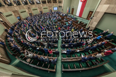 Posiedzenie Sejmu w Warszawie