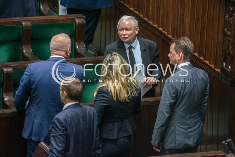  29.09.2017 WARSZAWA SEJM<br />POSIEDZENIE SEJMU<br />N/Z JAROSLAW KACZYNSKI<br /> 