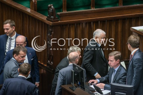  29.09.2017 WARSZAWA SEJM<br />POSIEDZENIE SEJMU<br />N/Z JAROSLAW KACZYNSKI<br /> 