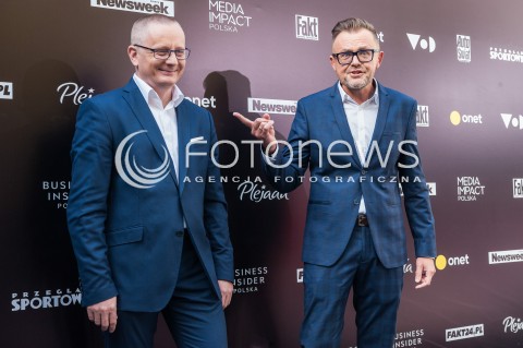  29.09.2017 WARSZAWA<br />
PREZENTACJA JESIENNEJ RAMOWKI ONET - RAS POLSKA<br />
N/Z ROBERT FELUS DARIUSZ BURLINSKI<br />
 